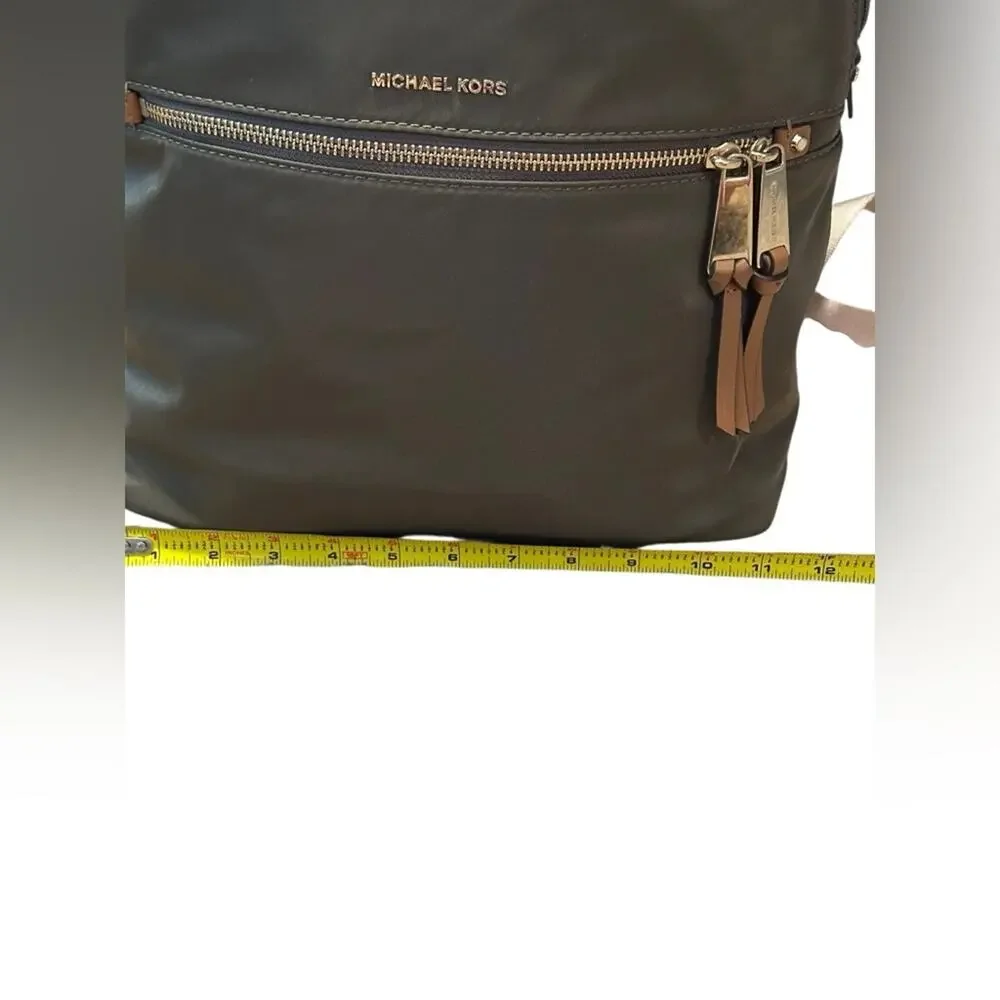 Michael Kors Olive Nylon Backpack